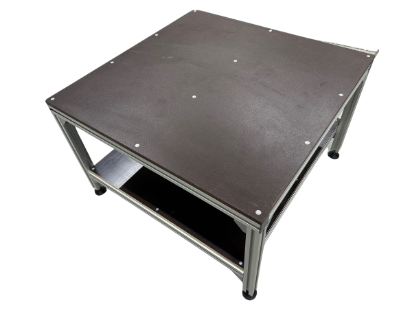 Aluminiumtisch 100 x 65 cm mit Siebdruckplatte